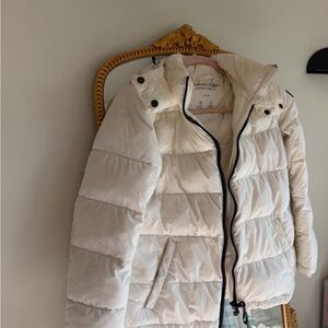 Calvin Klein Women's Cream Puffer Jacket